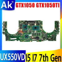 UX550VD Laptop Motherboard For ASUS UX550VE UX550V UX550 U5500V Mainboard I5-7300HQ I7-7700HQ CPU 8G/16G RAM GTX1050/GTX1050TI