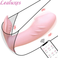 APP Wireless Remote Dildo Vibrator Wearable Bluetooth Vibrating Panties Dildo Clitoris Stimulator Sex Toys for Women Masturbator