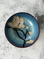 朗汀家用實用陶瓷碗8寸大面碗湯碗牛肉拉面碗和風面碗手繪風格