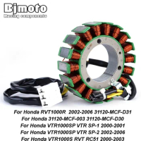 Motorcycle Stator Coil For Honda RVT1000R 2002-2006 VTR1000SP VTR SP-1 / SP-2 VTR1000S RVT RC51 31120-MCF-D31 31120-MCF-003