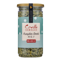 【Coville可夫萊精品堅果】雙活菌烤南瓜子(200g/罐x2)