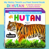 LC - My Noisy Touch and Feel Sound Book HEWAN (ada tekstur sensorik & suara hewan) - baby sensory bo