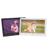 10 Inch Digital Photo Frame 1920x1080 HD Picture Frame 16:10 IPS Display USB Remote Control Support MP3 MP4 WMA AVI