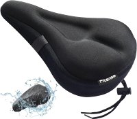 Bike Seat Cushion Comfort Bike Seat Cover for Men Women Exercise Bicycle Seat Cushion Padded Cover C