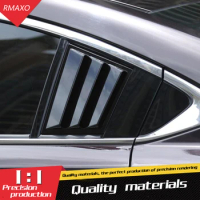 For MAZDA 6 ATENZA 2016-2018 Sedan ABS Rear Door Window shades Louver Frame Window Sill Molding Cover Sticker Trim