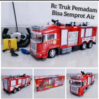 Mainan Mobil Remote Control RC Truk Pemadam - RC Fire Truck Remot Kontrol Anak WFTR1 Car Lampu