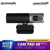 Streamplify Cam Pro 4K Webcam - Streamer Webcam Gaming
