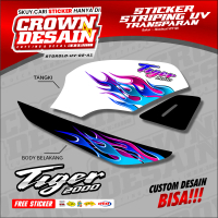 STRIPING TIGER 2000 TRANSPARAN UV - STRIPING TIGER LAMA/LAWAS CUSTOM - STRIPING CUSTOM VARIASI TRANS