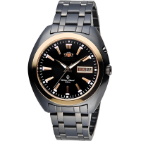 ORIENT 東方錶 官方授權 男 時尚黑鏡面 機械腕錶-42mm-(CEM6V003B)