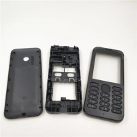 New Plastic Full Housing for Nokia 215 Back Battery Cover Case+English Keypad
