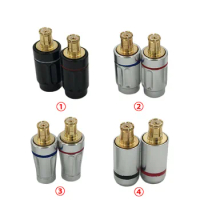 1Pair MMCX Male Earphone Pin Plug Gold Plated for Audio-technica ATH CKS1100 E40 E50 E70 Straight Shape DIY Connector