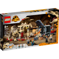 樂高LEGO 76948  Jurassic World 侏儸紀世界系列 T. rex &amp; Atrociraptor Dinosaur Breakout