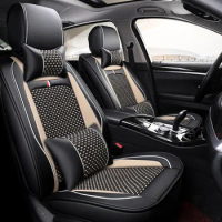 Front+Rear Car Seat Cover Set for Honda Legend Accord Insight Ridgeline Crosstour Jazz HR-V Concept-V Clarity CRV Vezel Urban
