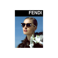 FENDI 廣告主打太陽眼鏡 (黑色)FF0063S