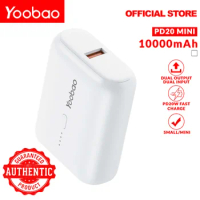 Yoobao 10000mah Power Bank for mini 4 pro Redmi 10C Iphone 14 Pro Max Realme GT NEO 3T OnePlus 10T Baseus D02 Pro Anker Life P2