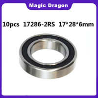 4/10pcs 17286-2RS Bearing MAX MR1728-2RS 17286 17286VRS full complement ball bearing bike suspension frame piont 17x28x6 17*28*6
