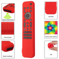 Silicone Protective Cover Anti-slip Remote Control Covers Shockproof Smart TV Accessories for SONY RMF-TX810U TX811U TX910U 2023