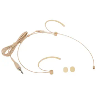 Universal Double Earhook Headset Mic Mic Headset Mic Headworn Headworn Microphone XLR Plug Double Earhook For Wireless System