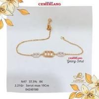 GELANG EMAS SERUT 375 8K MAX 19CM 2.2 04240180