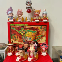 New Loong Presents The Treasure Sereis Blind Box Hirono Labubu Domoo Molly Pucky Suprise Box Anime Figure Decoration Model Toys