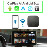 Mini Applepie Android AI BOX Youtube Netflix Spotify Display Google Maps Online Navigation Androidauto Vehicle Entertainment