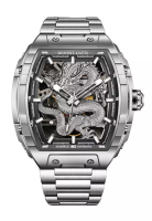 Bonest Gatti 自動中性不鏽鋼手錶，不鏽鋼錶帶