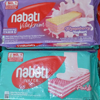Nabati wafer/wafer nabati pink lava+raspbery yogurt