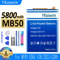 YKaiserin Battery MB50 5800mAh for Motorola Moto EDGE S30/2021/G200 XT2175-2 High Capacity Batterie Bateria + Track Code