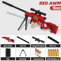 M416 Soft Bullet Toy Gun Shell Awm Sniper Gun 98k Toy Gun Boy Cs Game Weapon Outdoor Game Toy