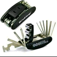 Kunci biker tools serbaguna obeng set kunci L 16 in 1