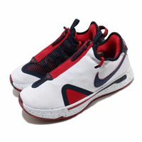 【NIKE 耐吉】籃球鞋 PG 4 EP USA 低筒 男鞋 喬治 拉鍊 美國隊 球鞋 白 藍(CD5082-101)