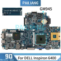 PAILIANG Laptop motherboard For DELL Inspiron 6400 Mainboard CN-0MD666 DA0FM1MB6E7 GM945 DDR2 tesed