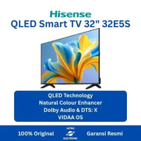 HISENSE 32E5S QLED SMART TV VIDAA OS 32 Inch TV + Bracket