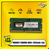 etopso memory sodimm nb laptop ddr4 4gb 2666mhz