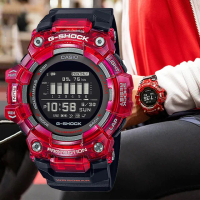 【CASIO 卡西歐】G-SHOCK 藍牙連線 多功能運動腕錶 禮物推薦 畢業禮物(GBD-100SM-4A1)