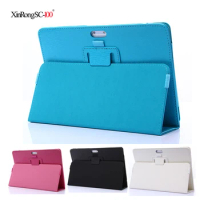 High Quality PU Leather Folding Stand Case Cover For Ginzzu GT-1030 3G 10.1 inch Tablet pc