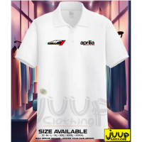 POLO SHIRT PAKAIAN POLO KAOS KERAH APRILIA JUMBO OVERSIZE WARNA PUTIH