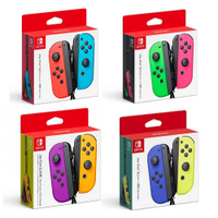 【Nintendo任天堂】Switch Joy-Con 粉紅綠/紫橘/藍黃/紅藍 控制器 原廠手把 左右手套組