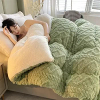 Super Winter Warm Blanket , Artificial Lamb Cashmere, Weighted Blankets, Soft Comfortable Quilt Comforter, throw blanket