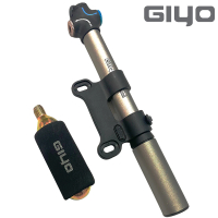 【GIYO】《GIYO》2合1鋁合金手動+CO2鋼瓶快速打氣筒