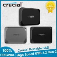 NEW Crucial X9 Pro X10 Pro X9 Portable SSD 1TB 2TB 4TB Sequential USB 3.2 Gen-2 2x2 PSSD for Desktop Laptop External Portable