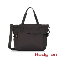 【Hedgren】NOVA系列 雙側袋 手提肩背包(黑色)