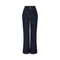 กางเกงยีนส์ S' denim tapered denim สียีนส์เข้ม