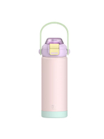 ซุปเปอร์ ล็อค ขวดน้ำสเตนเลส พร้อมหลอดดูดซิลิโคน 520 มล. รุ่น S180 สีม่วง
