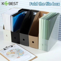 A4 Desktop Foldable Documents Book Sorting Storage Box Large Capacity Shelves Student Office Supplies