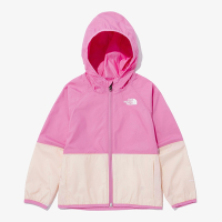 The North Face KID NEVER STOP HOODED WIND JACKET 中大童風衣外套-粉-NF0A81XLLV7
