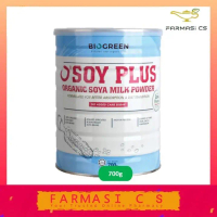 Biogreen O'Soy Plus Organic Soya Milk Powder 700g EXP:06/2027 [ No added cane sugar OSoy O Soy ]