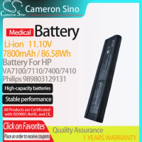 CameronSino Battery for HP VA7100 JDSU MTS-6000 fits Philips 989803129131 Medical Replacement battery 7800mAh/86.58Wh 11.10V