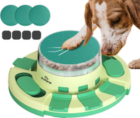 Dog Nail Filing Toy with 4 pcs File Paper | Dog Treat Puzzle Slow Feeder | Dog Nail Scratch Board | 
