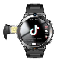 2024 new arrival 4G 5G smart watch H10 WiFi GPS dual camera video call NFC 4+64GB 900MAH battery Android smart watch